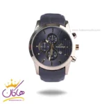 ساعت عقربه ای الگانس مردانه بند چرم طوسی G1196/2