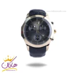 ساعت عقربه ای الگانس مردانه چرم مشکی قاب طلایی G 1205/1