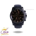 ساعت عقربه ای الگانس مردانه بند چرم مشکی G2097/1