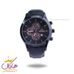 ساعت عقربه ای الگانس مردانه بند چرم مشکی G2100/3