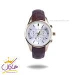 ساعت عقربه ای رومانسون زنانه بند چرم قهوه ای L8066/2