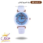 ساعت امپریو آرمانی زنانه سرامیکی سفید صفحه آبی AR 6841/3