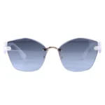 عینک فشن فندی زنانه بدون فریم عدسی آبی 8936/2