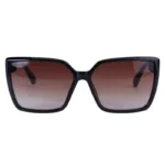 عینک آفتابی فندی زنانه فریم مشکی عدسی قهوه ای 10827/2