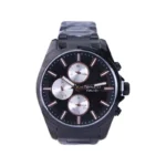 ساعت فروچی مردانه فلزی مشکی فول دیت 14367/02