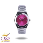 ساعت فروچی زنانه فلزی نقره ای صفحه صورتی FC03268/06