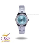 ساعت مچی فری لوک زنانه استیل نقره ای صفحه سبز نگین دار FL.1.10466/1