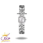 ساعت مچی فری لوک زنانه فلزی نقره ای قاب چند ضلعی 10480/1