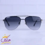 عینک آفتابی گوچی مردانه نیم فریم دودی فلزی GG 1354/3