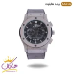 ساعت هابلوت مردانه کرنوگراف طوسی صفحه اسکلتون 888/80