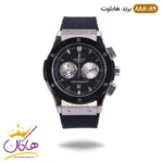 ساعت مردانه هابلوت کرنوگراف مشکی نقره ای 888/89