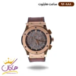 ساعت هابلوت مردانه بند چرم اسکلتون کرنوگراف 888/96