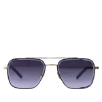 عینک آفتابی مردانه هابلوت فریم مربع فلزی طلایی 076/3