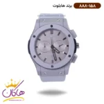 ساعت عقربه ای هابلوت مردانه بند رابر طوسی کرنوگراف 888/158