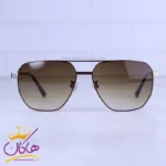 عینک آفتابی هوگو باس مردانه خلبانی قهوه ای HB1076/5