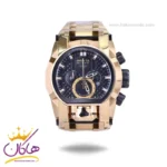 ساعت عقربه ای اینویکتا زئوس مردانه فلزی طلایی کرنوگراف 206/2