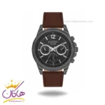 ساعت مچی عقربه ای جی جی پولو مردانه بند چرم قهوه ای JPC.S04240P/5