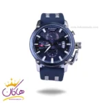 ساعت جی جی پولو مردانه بند رابر سورمه ای JPC.0224S04058/3