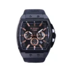 ساعت جی جی پولو مردانه رابر قاب مربع مشکی JPC.022414813/4