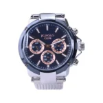 ساعت جی جی پولو مردانه فلزی بند حصیری نقره ای JPC.B01536M/1