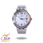 ساعت مچی عقربه ای لاکسمی زنانه بند حصیری نقره ای 8111/3