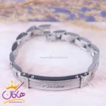 دستبند مردانه استیل کارتیر نقره ای ST 41045