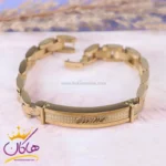 دستبند مردانه استیل کارتیر طلایی ST 41047