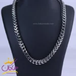 زنجیر نقره ای میرو استنلس استیل 1095