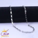 زنجیر دیپلمات نقره ای استنلس استیل st 19035