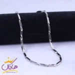 زنجیر مردانه کبریتی نقره ای استنلس استیل st 19061