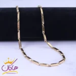زنجیر استنلس استیل طلایی کبریتی st 19062