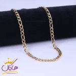 زنجیر فیگارو طلایی استنلس استیل st 19084