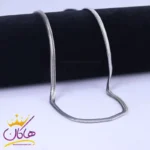زنجیر نقره ای هرینگبون استنلس استیل st 19141