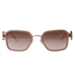 عینک آفتابی میو میو زنانه فریم مربع کرم SMU64WS/2