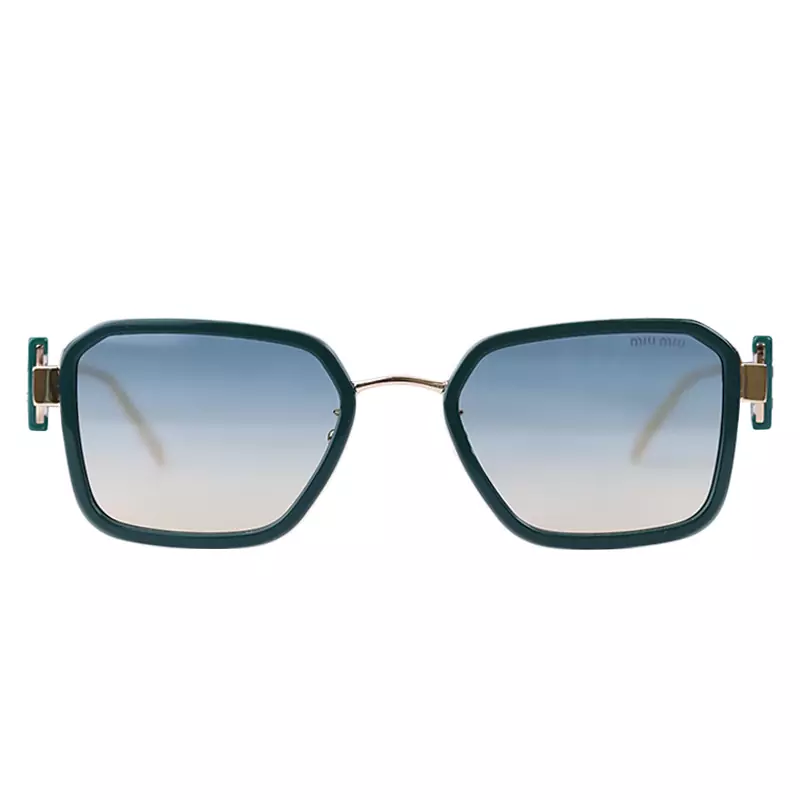 عینک آفتابی میو میو زنانه فریم مربع سبز SMU64WS/3 عینک آفتابی میو میو زنانه فریم مربع سبز SMU64WS/3 - Image 1