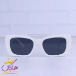 عینک آفتابی میو میو زنانه فریم مستطیل سفید 2733/1