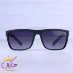 عینک آفتابی مورل مردانه مشکی فریم مستطیل 7605/1