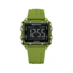 ساعت زنانه نیوی فورس بند رابر سبز دیجیتال قاب مربع 7101/3