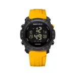 ساعت مچی نیوی فورس مردانه بند رابر زرد دیجیتال 7104/5