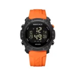 ساعت مچی نیوی فورس مردانه بند رابر نارنجی دیجیتال 7104/6