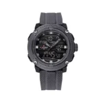 ساعت مچی نیوی فورس مردانه بند رابر خاکستری دو زمانه 7114/2