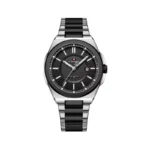 ساعت مچی مردانه نیوی فورس فلزی نقره ای مشکی 9212/3