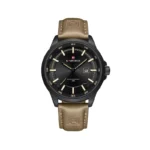 ساعت مچی عقربه ای نیوی فورس مردانه بند چرم قهوه ای 9248/8