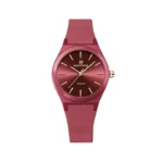 ساعت مچی عقربه ای زنانه نیوی فروس بند رابر قرمز NF 5056/4