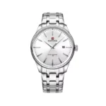 ساعت مچی مردانه نیوی فورس فلزی نقره ای صفحه سفید NF 9230/1