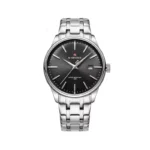 ساعت مچی مردانه نیوی فورس فلزی نقره ای صفحه مشکی NF 9230/2