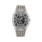 ساعت مچی نیوی فورس مردانه بند رابر خاکستری کرنوگراف NF 7105/3