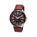 ساعت مچی عقربه ای مردانه نیوی فورس بند چرم قهوه ای 9056/1