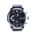 ساعت مچی مردانه نیوی فورس فلزی مشکی قاب نقره ای 9068/8