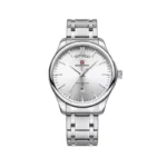 ساعت مچی نیوی فورس مردانه فلزی نقره ای صفحه سفید 9213/3